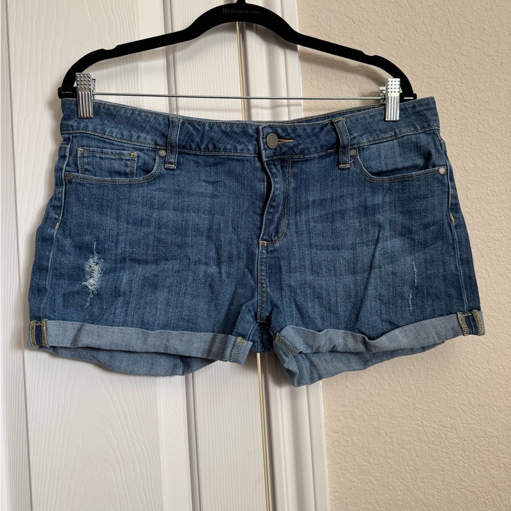 Paige Jimmy Jimmy Raw Hem Cuffed Shorts